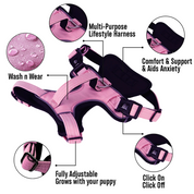 Active-X Lightweight Dog Harness – Pink Clearance