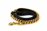 Gold Chain Dog Leash 15mm