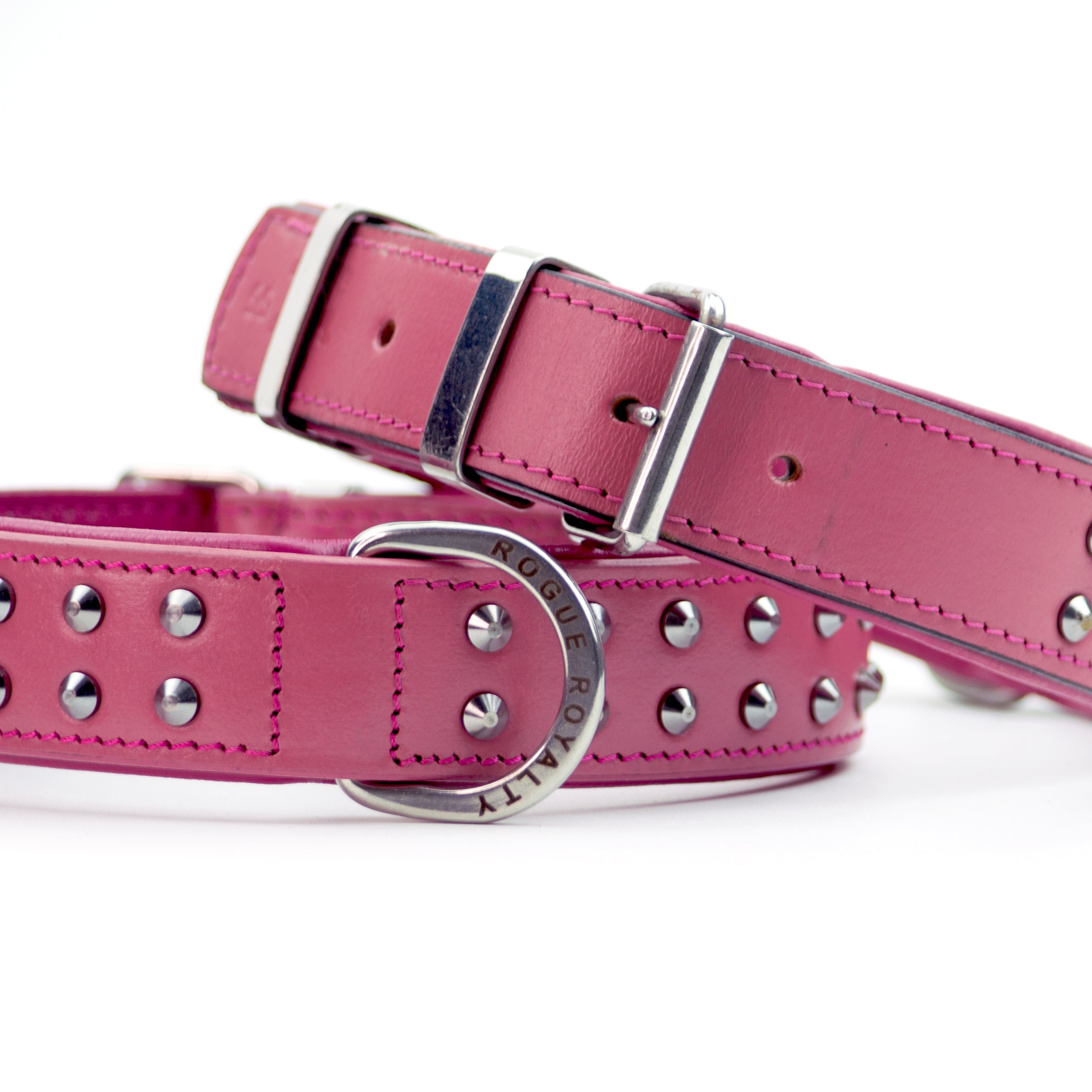 pink dog collar regular ruffneck 3