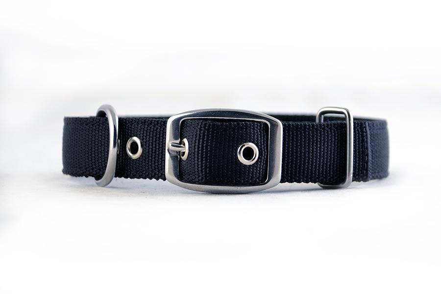 Supatuff Slim Fit Black Dog Collar (Life time Guarantee)